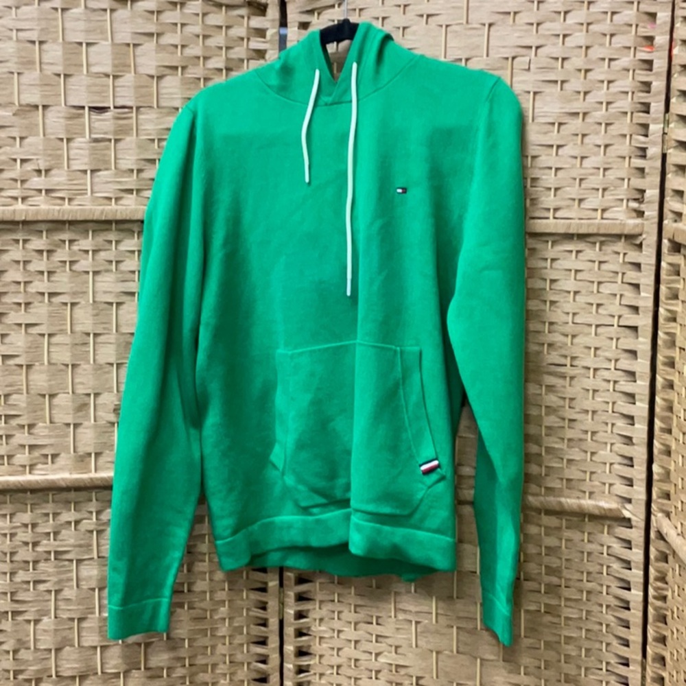 Tommy Hilfiger Green Crewneck Pullover Hoodie